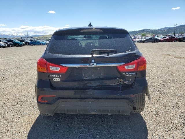 JA4AR3AU1KU007011 - 2019 MITSUBISHI OUTLANDER ES შავი ფოტო 6