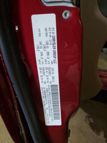 2A4RR8DG0BR616710 - 2011 CHRYSLER TOWN & COU TOURING L RED photo 13