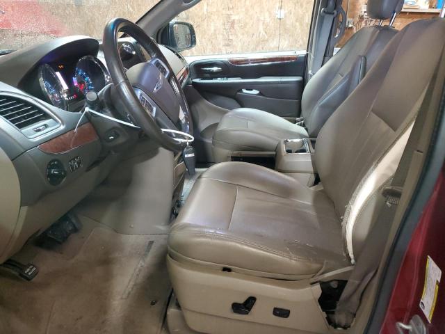 2A4RR8DG0BR616710 - 2011 CHRYSLER TOWN & COU TOURING L RED photo 7