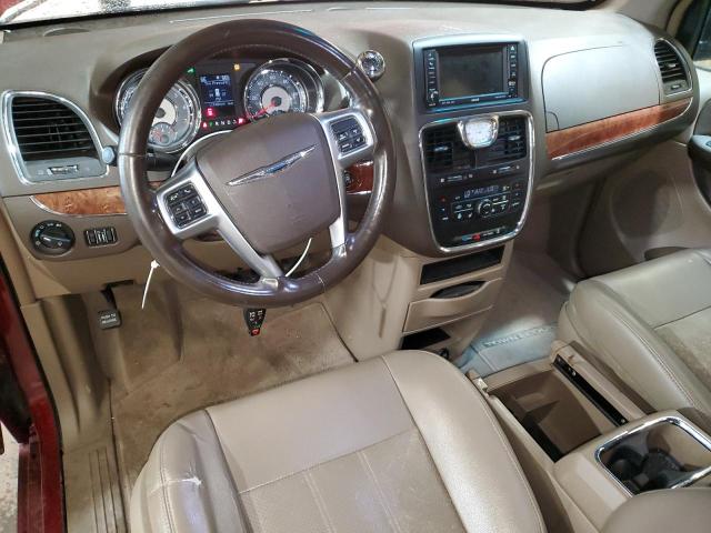 2A4RR8DG0BR616710 - 2011 CHRYSLER TOWN & COU TOURING L RED photo 8