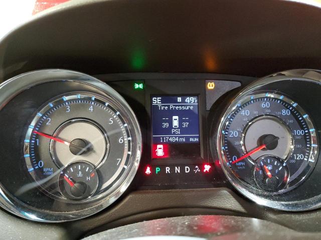 2A4RR8DG0BR616710 - 2011 CHRYSLER TOWN & COU TOURING L RED photo 9