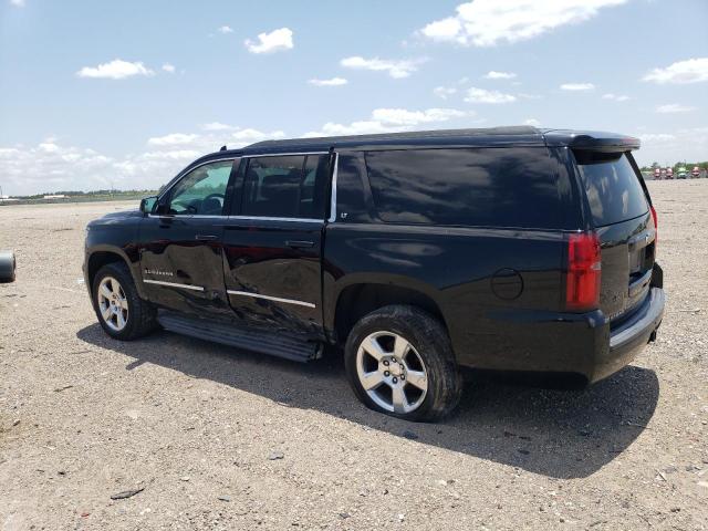 1GNSCHKC0GR256724 - 2016 CHEVROLET SUBURBAN C1500 LT BLACK photo 2