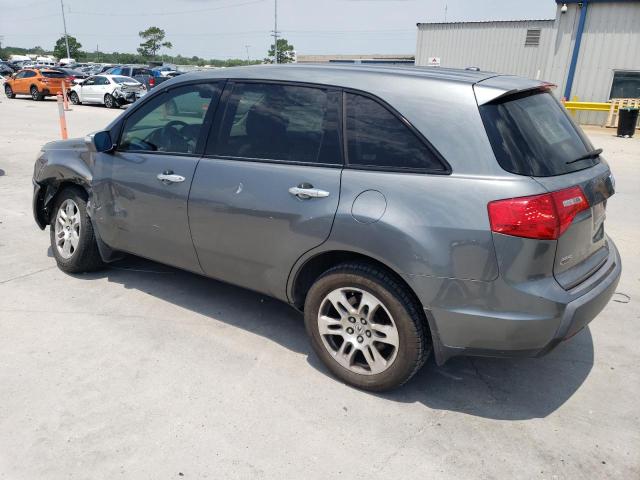 2HNYD28689H504097 - 2009 ACURA MDX TECHNOLOGY GRAY photo 2