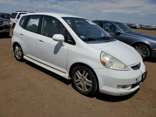 JHMGD386X7S030083 - 2007 HONDA FIT S 白色 照片 4