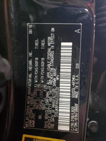 5TDJKRFHXGS320532 - 2016 TOYOTA HIGHLANDER XLE 石墨色 照片 13