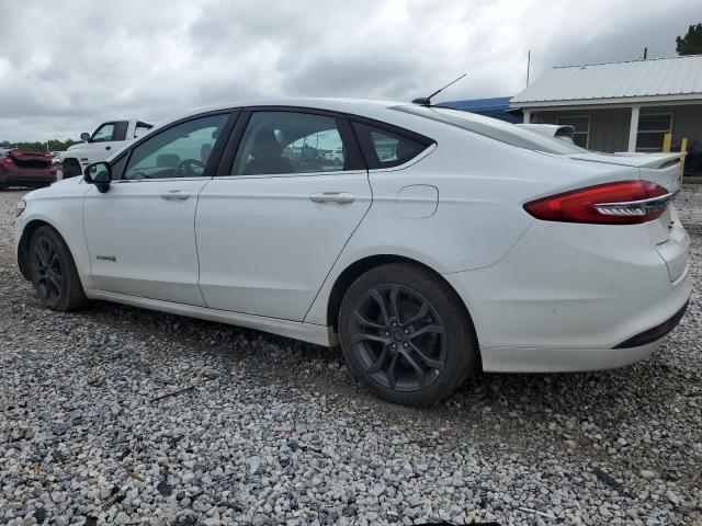 3FA6P0LU8JR169470 - 2018 FORD FUSION SE HYBRID WHITE photo 2