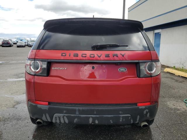 SALCR2BG6GH547688 - 2016 LAND ROVER DISCOVERY HSE RED photo 6