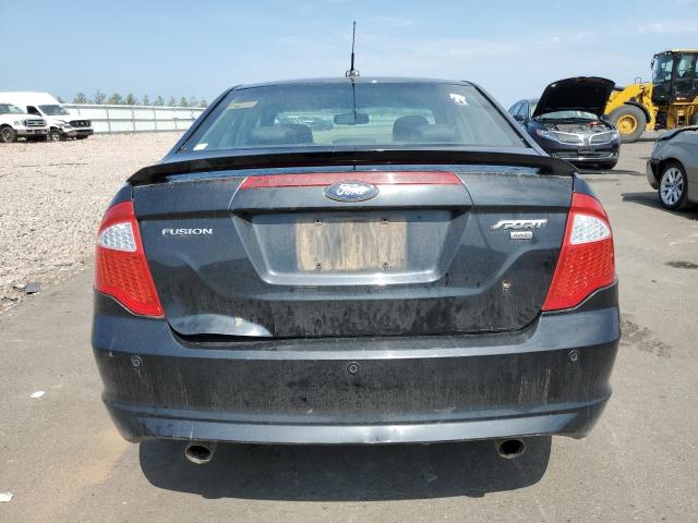 3FAHP0DC7AR111395 - 2010 FORD FUSION SPORT BLACK photo 6