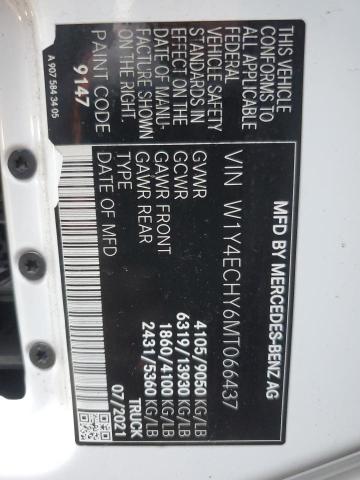 W1Y4ECHY6MT066437 - 2021 MERCEDES-BENZ SPRINTER 2500 WHITE photo 14