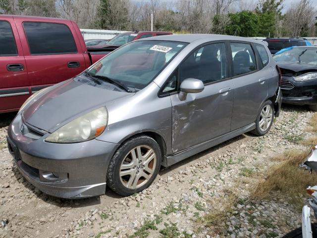 JHMGD38637S004232 - 2007 HONDA FIT S 灰色 照片 1