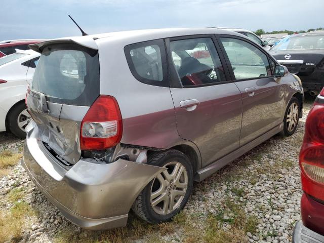 JHMGD38637S004232 - 2007 HONDA FIT S GRAY photo 3