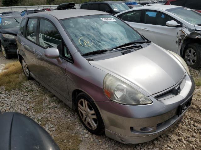 JHMGD38637S004232 - 2007 HONDA FIT S 灰色 照片 4