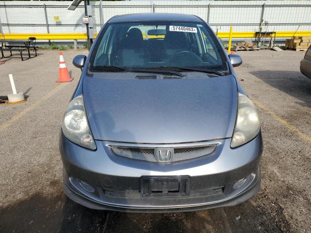 JHMGD38637S004232 - 2007 HONDA FIT S 灰色 照片 5