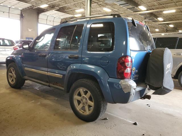 1J4GL58K46W163887 - 2006 JEEP LIBERTY LIMITED BLUE photo 2