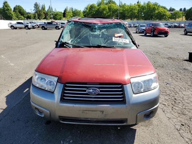 JF1SG67617H747237 - 2007 SUBARU FORESTER 2.5X LL BEAN RED photo 5