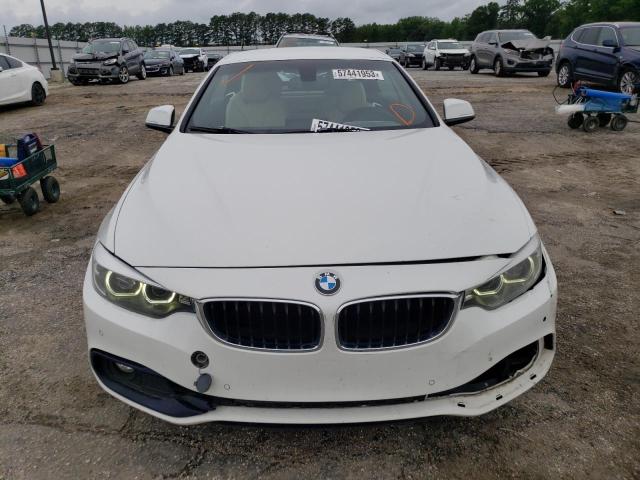 WBA4Z1C51JEC70623 - 2018 BMW 430I WHITE photo 5