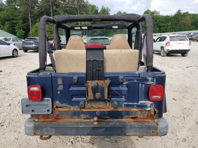 1J4FA49S82P720332 - 2002 JEEP WRANGLER / SPORT BLUE photo 6