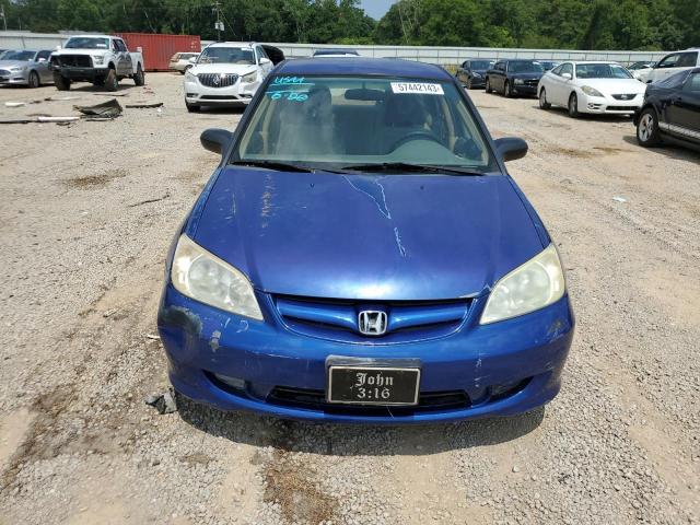 1HGES16374L009422 - 2004 HONDA CIVIC DX VP Mavi foto 5