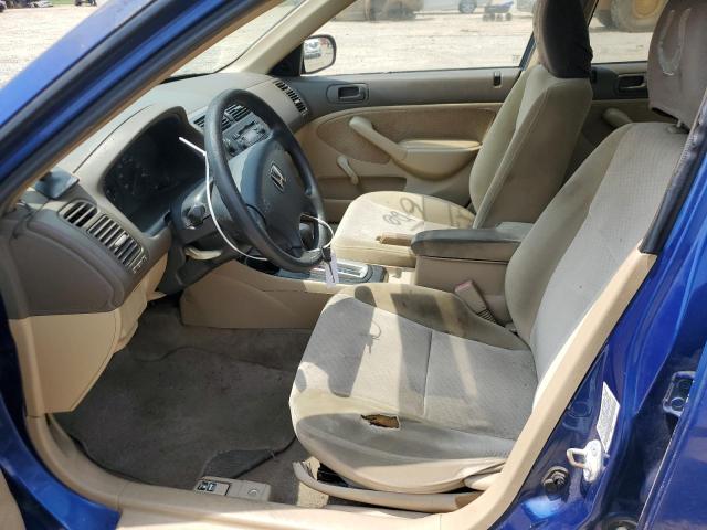 1HGES16374L009422 - 2004 HONDA CIVIC DX VP Mavi foto 7