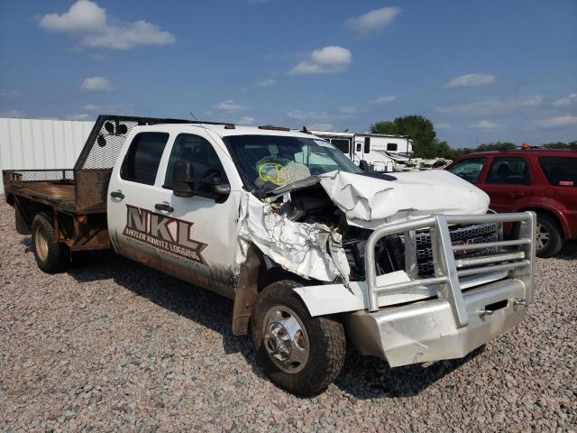 1GD423CG1EF149698 - 2014 GMC SIERRA K3500 SLE WHITE photo 1