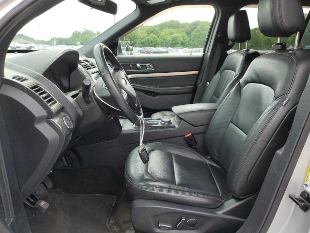 1FM5K8D84JGB73006 - 2018 FORD EXPLORER XLT SILVER photo 7