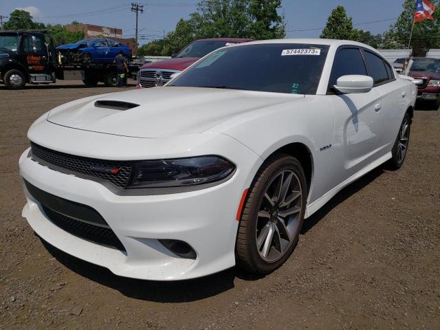 2C3CDXCT1NH259412 - 2022 DODGE CHARGER R/T WHITE photo 1