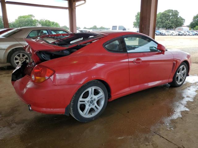 KMHHN65F83U060413 - 2003 HYUNDAI TIBURON GT RED photo 3