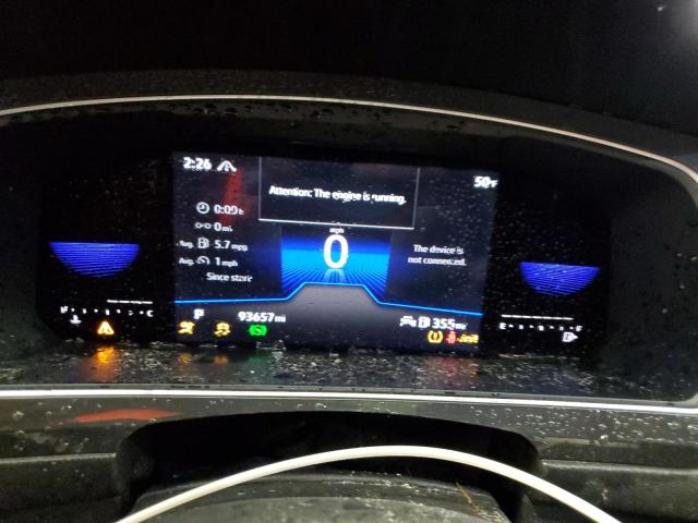 3VV2B7AX5NM111365 - 2022 VOLKSWAGEN TIGUAN SE BLACK photo 9