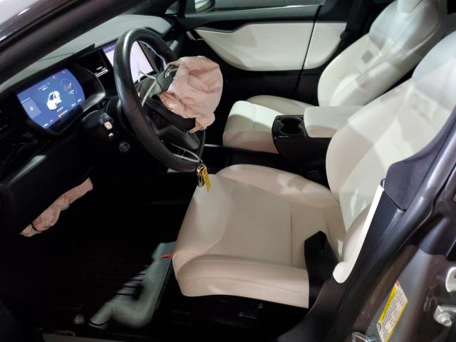 5YJSA1E25JF284752 - 2018 TESLA MODEL S ნაცრისფერი ფოტო 7