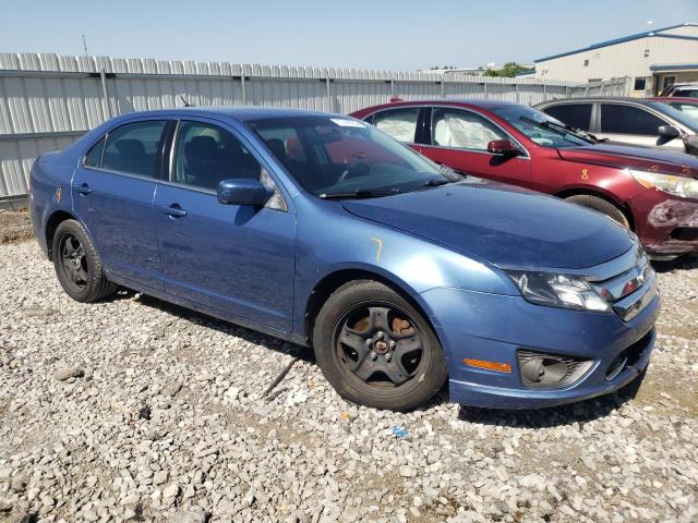 3FAHP0HA4AR271226 - 2010 FORD FUSION SE BLUE photo 4