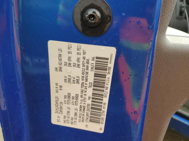 1D7HA18P07J503769 - 2007 DODGE RAM 1500 ST BLUE photo 12