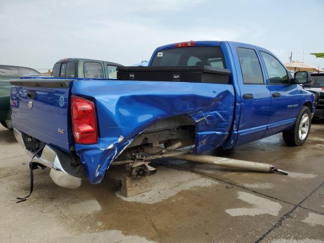 1D7HA18P07J503769 - 2007 DODGE RAM 1500 ST BLUE photo 3