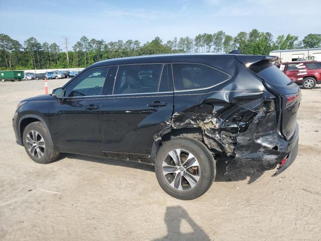 5TDGZRAH3MS518829 - 2021 TOYOTA HIGHLANDER XLE BLACK photo 2