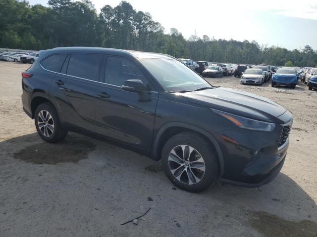 5TDGZRAH3MS518829 - 2021 TOYOTA HIGHLANDER XLE BLACK photo 4