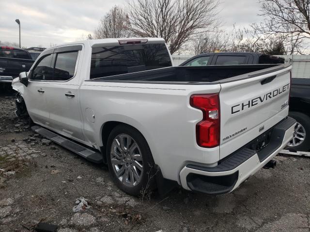 1GCUYHED2KZ176499 - 2019 CHEVROLET SILVERADO K1500 HIGH COUNTRY WHITE photo 2