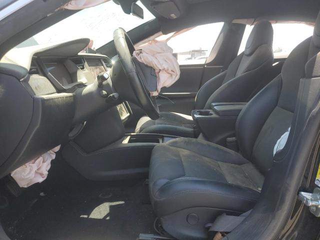 5YJSA1E24JF280904 - 2018 TESLA MODEL S Սև լուսանկար 7