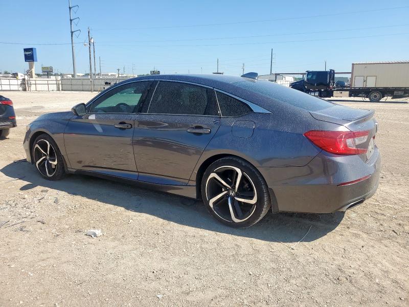 1HGCV2F36KA011725 - 2019 HONDA ACCORD SPORT Темно-сірий фото 2