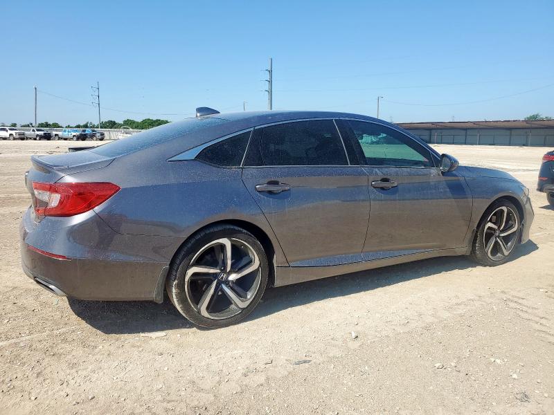 1HGCV2F36KA011725 - 2019 HONDA ACCORD SPORT Темно-сірий фото 3