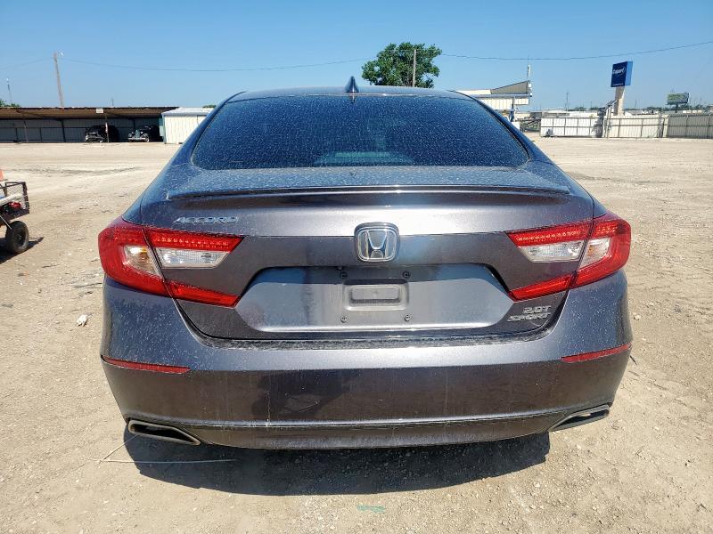 1HGCV2F36KA011725 - 2019 HONDA ACCORD SPORT Темно-сірий фото 6