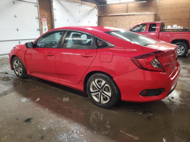 2HGFC2F50GH527480 - 2016 HONDA CIVIC LX RED photo 2