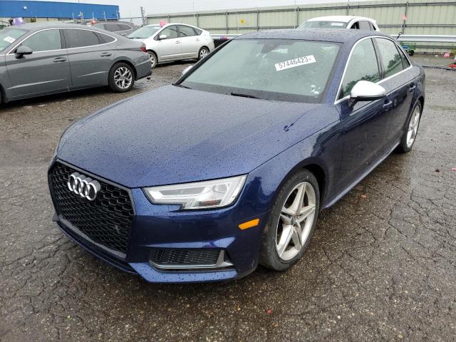 WAUB4AF44JA199222 - 2018 AUDI S4 PREMIUM PLUS BLUE photo 1