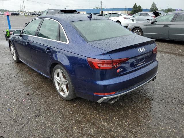 WAUB4AF44JA199222 - 2018 AUDI S4 PREMIUM PLUS BLUE photo 2