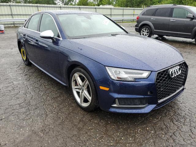 WAUB4AF44JA199222 - 2018 AUDI S4 PREMIUM PLUS BLUE photo 4