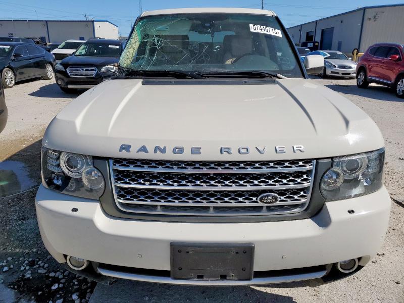 SALMP1E49AA327936 - 2010 LAND ROVER RANGE ROVE AUTOBIOGRAPHY WHITE photo 5