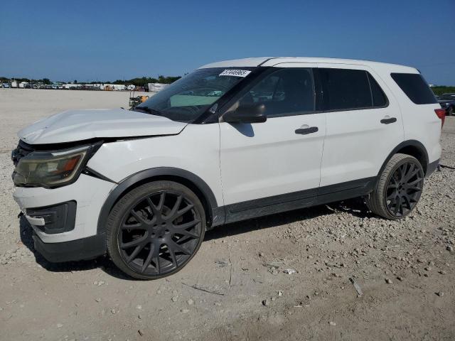 1FM5K8AR6GGC95632 - 2016 FORD EXPLORER POLICE INTERCEPTOR თეთრი ფოტო 1