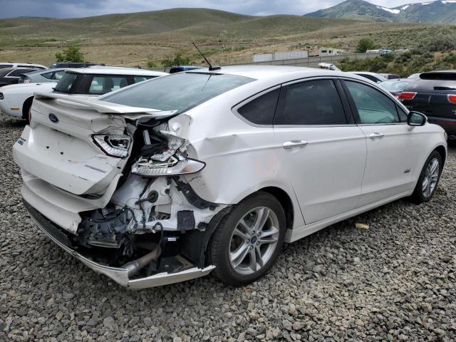 3FA6P0SU0GR241644 - 2016 FORD FUSION TITANIUM PHEV WHITE photo 3