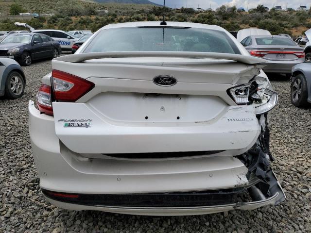 3FA6P0SU0GR241644 - 2016 FORD FUSION TITANIUM PHEV WHITE photo 6