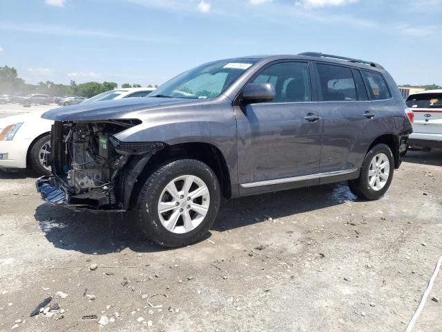 5TDZK3EH0DS092635 - 2013 TOYOTA HIGHLANDER BASE GRAY photo 1