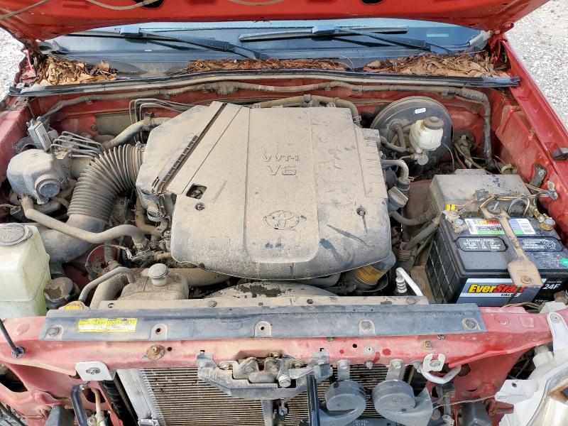 5TFTU4GN8FX086491 - 2015 TOYOTA TACOMA PRERUNNER ACCESS CAB RED photo 11