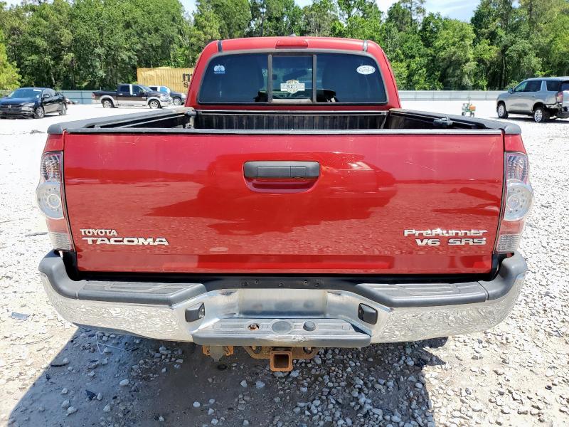 5TFTU4GN8FX086491 - 2015 TOYOTA TACOMA PRERUNNER ACCESS CAB RED photo 6